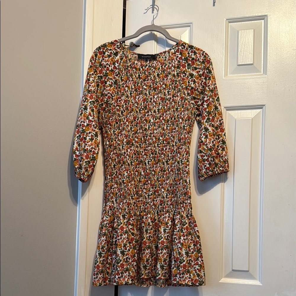 MINKPINK Smocked Mini Dress